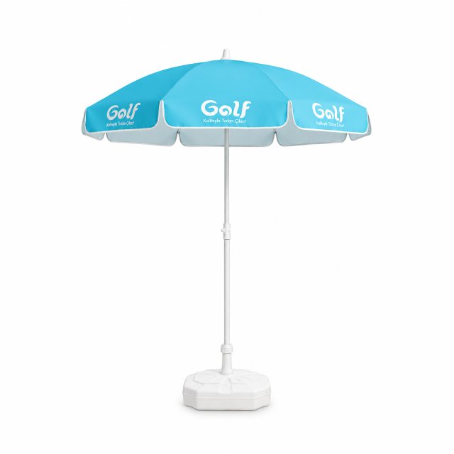 Celal Birsen Promotional Umbrellas - Turquoise golf beach umbrella